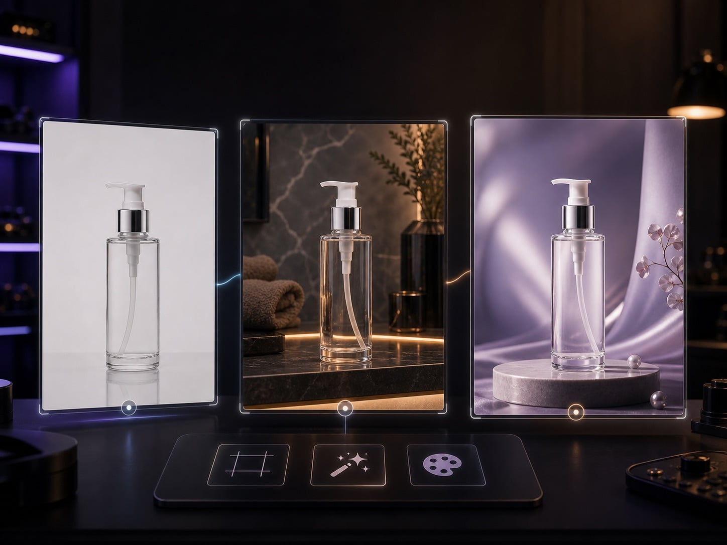 Product background and marketing variants