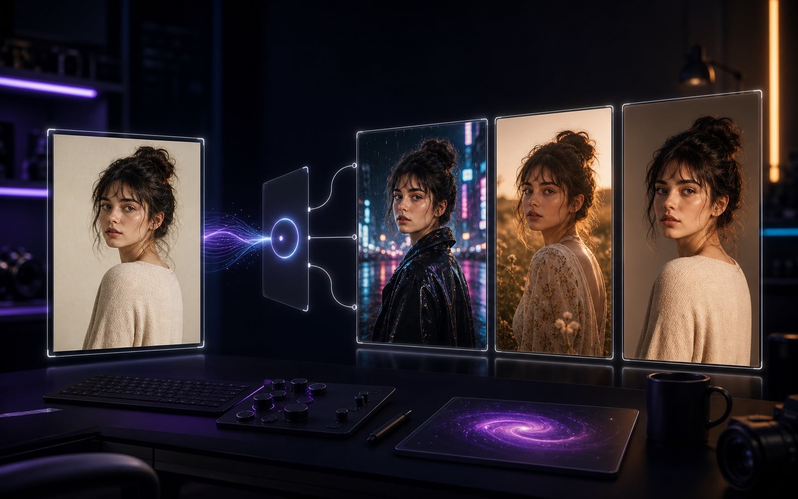AI Image to Image editing and remix preview