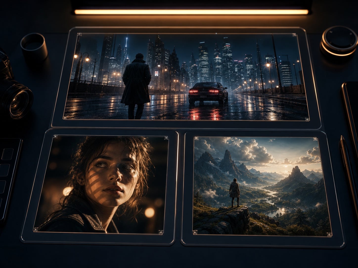 Short-video storyboards and first frames